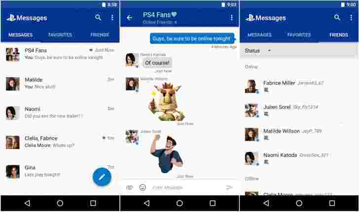 索尼释放用于PlayStation用户的Messenger应用程序