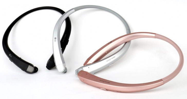LG在CES上推出新的2016 Tone +蓝牙耳机