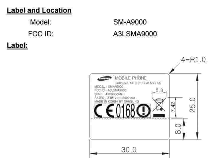 三星Galaxy A9通过FCC障碍，释放迫在眉睫