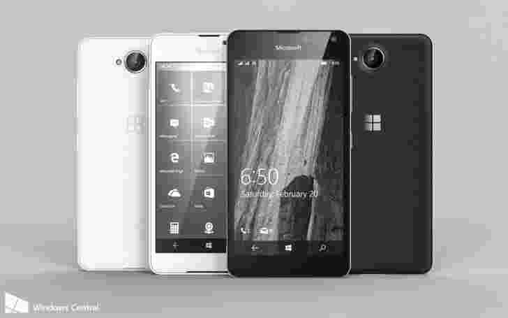 新的渲染显示，描绘了即将到来的微软Lumia 650