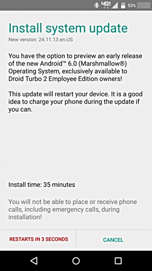 Marshmallow更新开始推出摩托罗拉Droid Turbo 2员工版