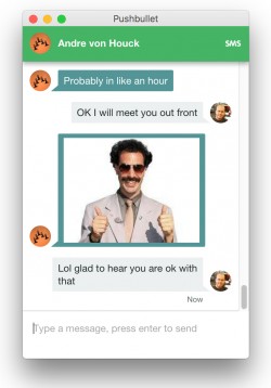 Pushbullet现在让您从计算机发送MMS消息