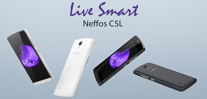 TP-Link推出三个Android智能手机 -  Neffos C5L，C5和C5 Max