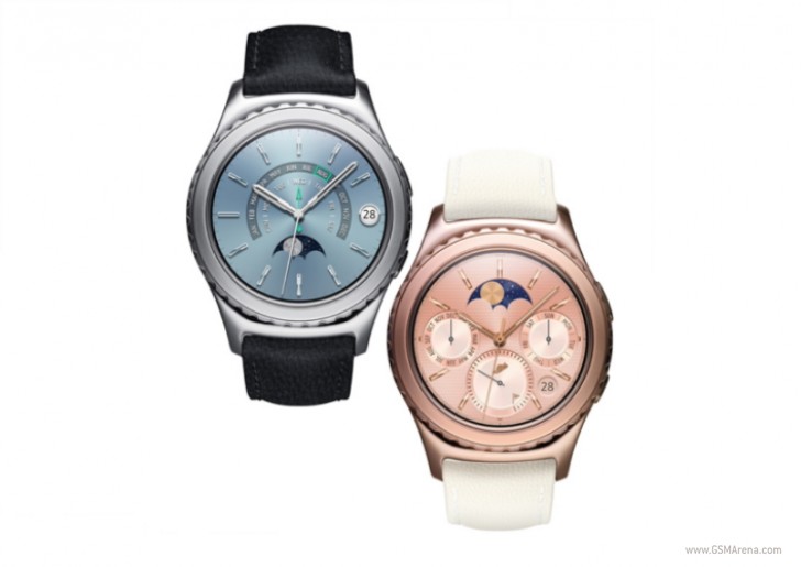 Samsung Gear S2经典现已正式拥有铂金和18K玫瑰金选项