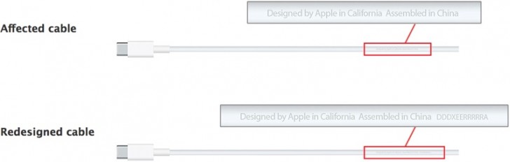 Apple更换了缺陷的USB-C充电电缆