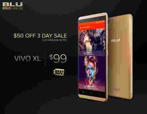 Blu Vivo XL现在可以购买;公司提供有限时间$ 50折扣