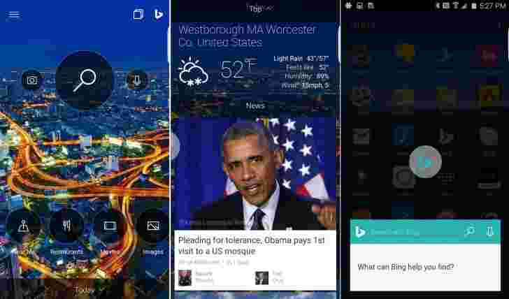 Bing for Android更新将其与iOS应用程序相提并论，新的设计和功能