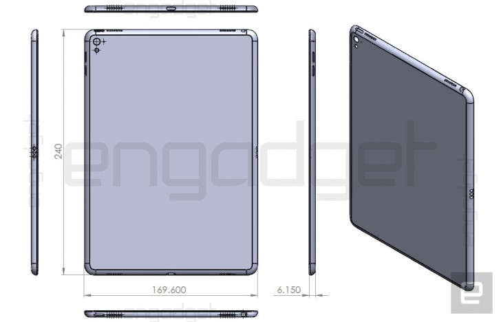 泄漏的iPad Air 3绘图显示Quad扬声器，智能连接器，LED闪光灯