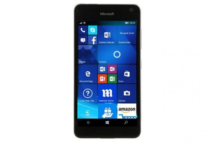 泄露的Microsoft Lumia 650按照片曲面