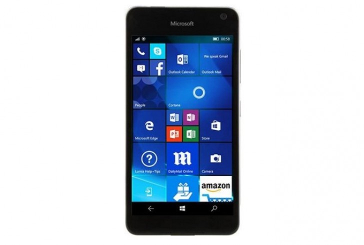 泄露的Microsoft Lumia 650按照片曲面