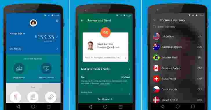 PayPal重新设计了Android和iOS的应用程序