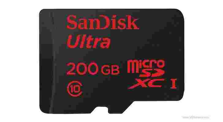 200GB Sandisk MicroSD卡现在仅售89.95美元