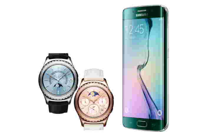 MWC 2016：三星的Galaxy S6 Edge和Gear S2 BAG最佳智能手机和连接的设备奖