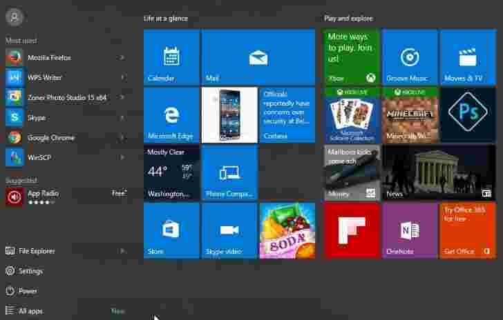 微软在Windows 10中针对Live瓷砖计划了一对惊喜