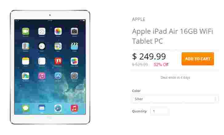交易：经过240美元的价格翻新Apple iPad Air（第1 Gen）