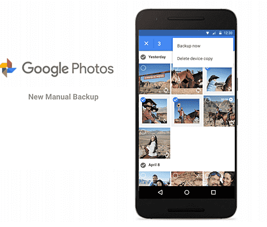 Google照片为Android获取使用手动备份功能更新
