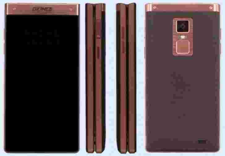 Gionee W909 Clamshell于3月29日正式首次亮相，在拖曳中指纹传感器