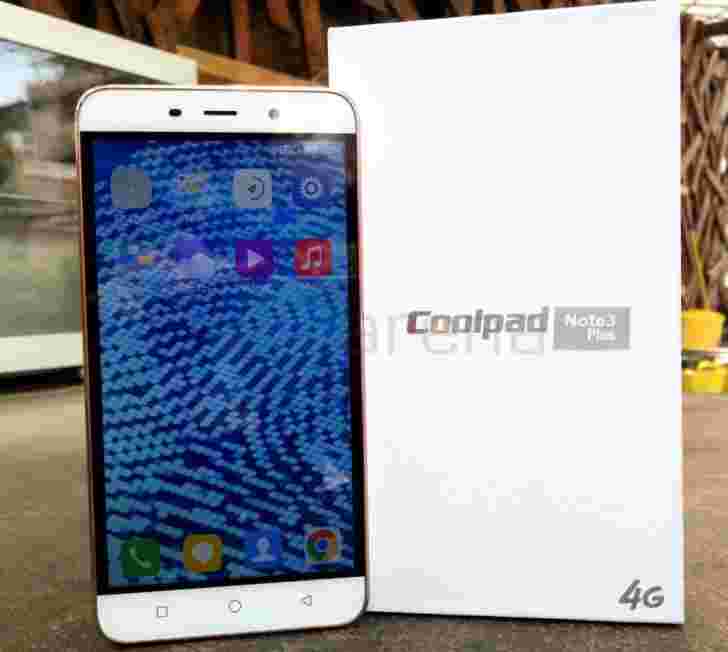 Coolpad Note 3 Plus于印度推出