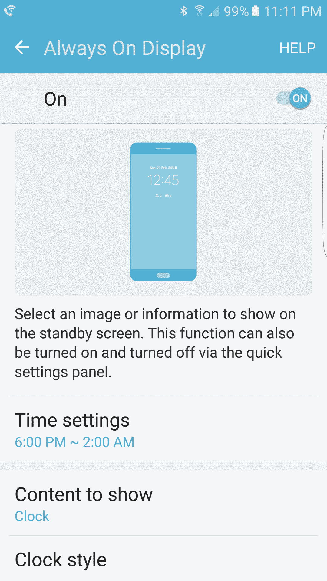 始终显示三星Galaxy S7和S7 Edge的更新