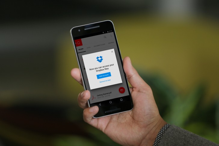 更新将Dropbox Integration集成到Android上的Adobe Acrobat Reader