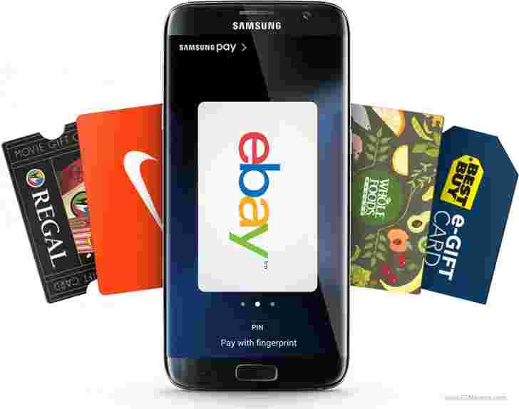 使用三星支付在您的Galaxy S7或S7 Edge上，免费提供30美元的礼品卡