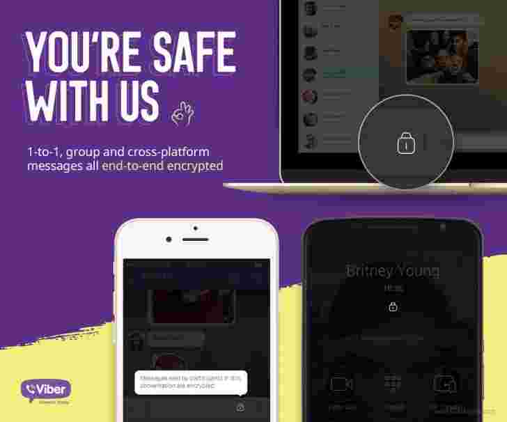 viber更新带来了端到端的加密和隐藏的聊天