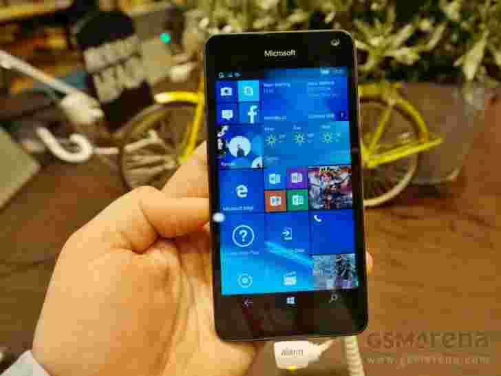 Microsoft Lumia 650发现在亚马逊印度上市