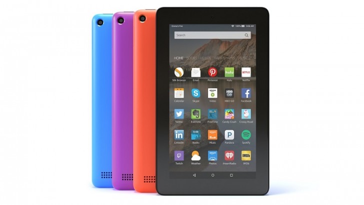 亚马逊Kindle Fire 7获得三种新颜色，16GB版本为69.99美元
