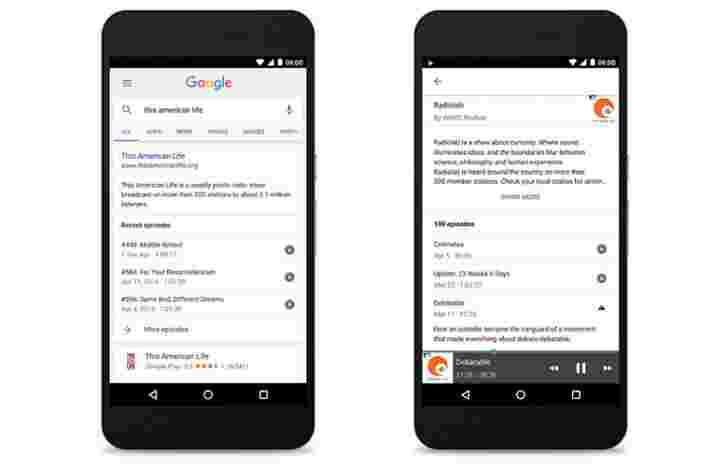您现在可以收听Google搜索应用程序的播客，用于Android