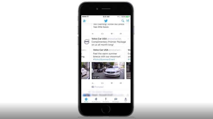 Twitter正在测试一个新的广告旋转木马，允许公司组成和展示用户推文