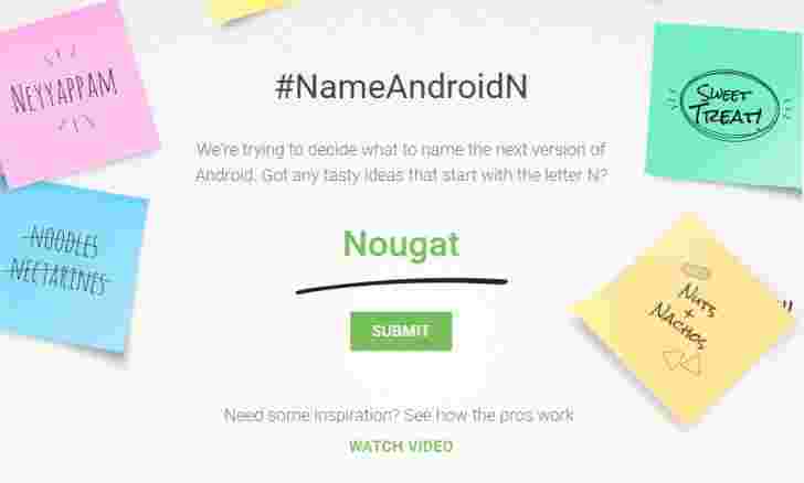 给Google您的Android N名称建议