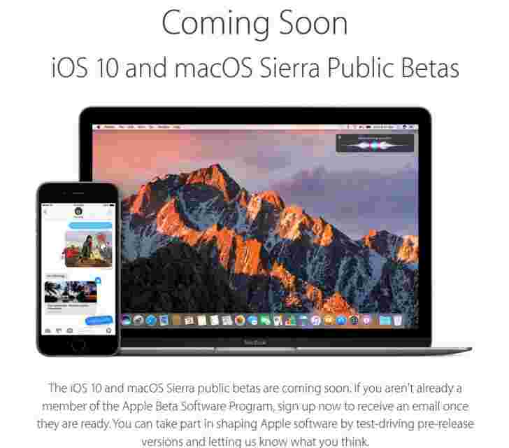 iOS 10 Beta 1和Macos Sierra Beta 1现在可用于下载开发人员