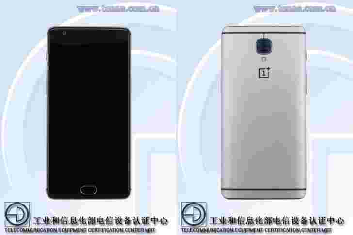 OnePlus 3清除Tenaa，带5.5英寸显示器，4GB RAM