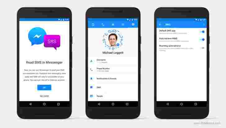 Android的Facebook Messenger现在支持短信