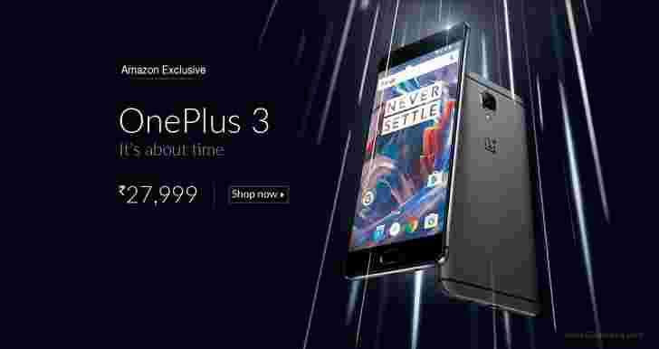 oneplus 3早期官方，所有规格都显示出来