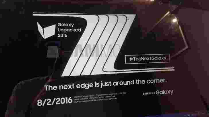 三星Galaxy Note7将于8月2日拆包