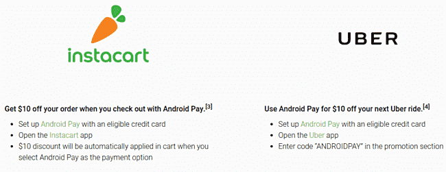 Android付款现在有一个促销页面自己