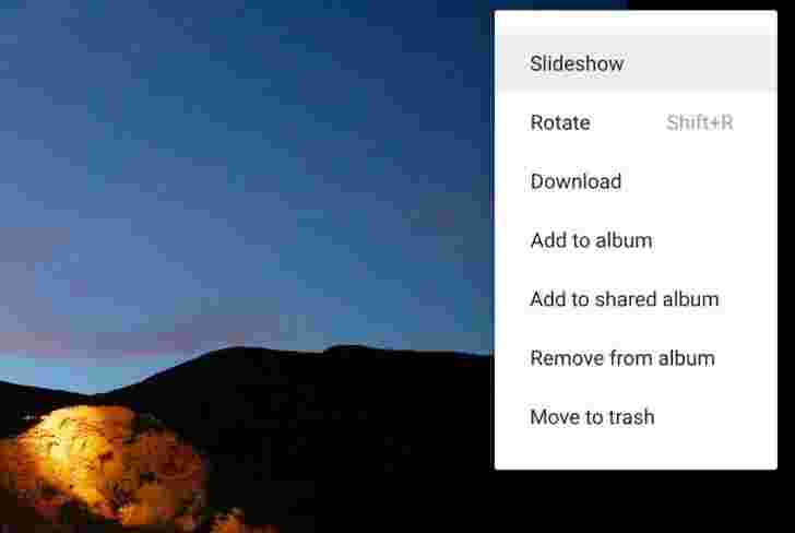 Google照片现在支持幻灯片