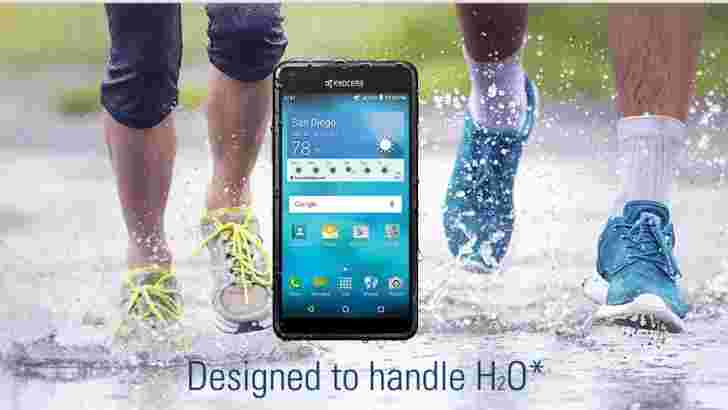 Kyocera Hydro Shore是一种防水智能手机，只需80美元
