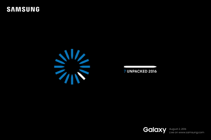 三星发送8月2日的新闻邀请，Galaxy Note打开包装事件