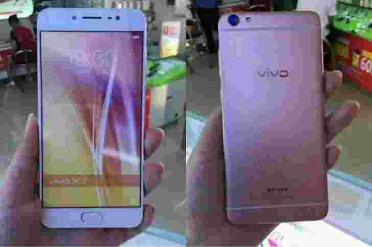 所谓的Vivo X7加上实时照片中的泄漏