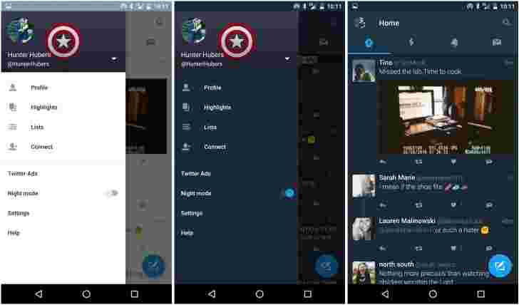 Twitter为Android应用程序添加了夜间模式