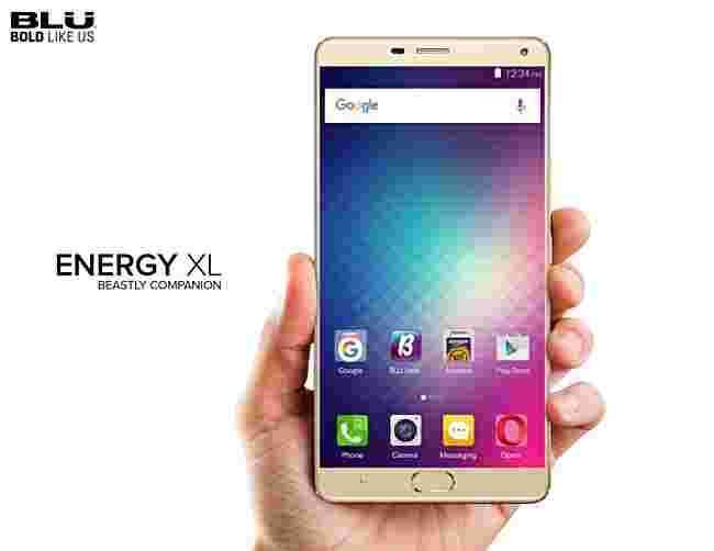 Blu Energy XL推出6英寸显示器，电池5,000mAh