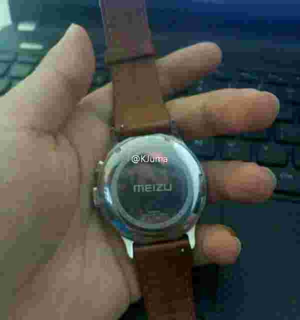 新的Meizu Smartwatch泄漏显示可穿戴的背部