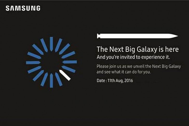 三星Galaxy Note7将于8月11日在印度宣布