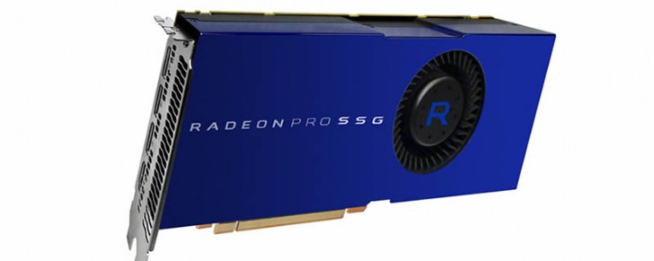 AMD宣布Radeon Pro SSG视频卡，具有1TB的SSD内存