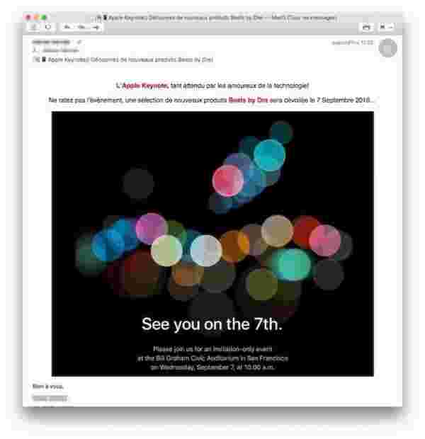 Apple意外地关闭了9月7日宣布的“击败”产品