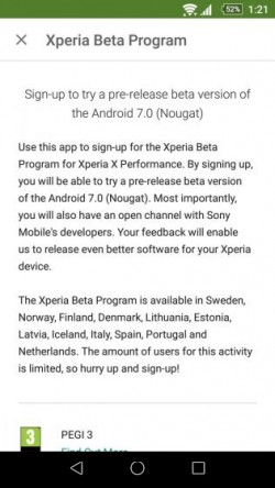 Android 7.0 Nougat Beta正在前往Sony Xperia X的表现