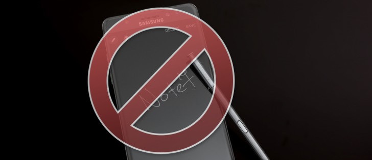 三星Galaxy Note7可以从美国航班禁止