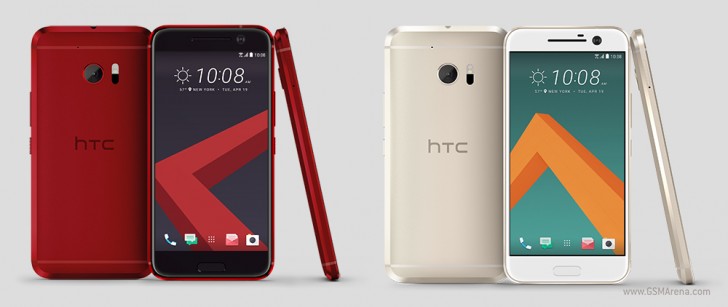 HTC 10在Camellia Red和Topaz Gold可以预订599美元